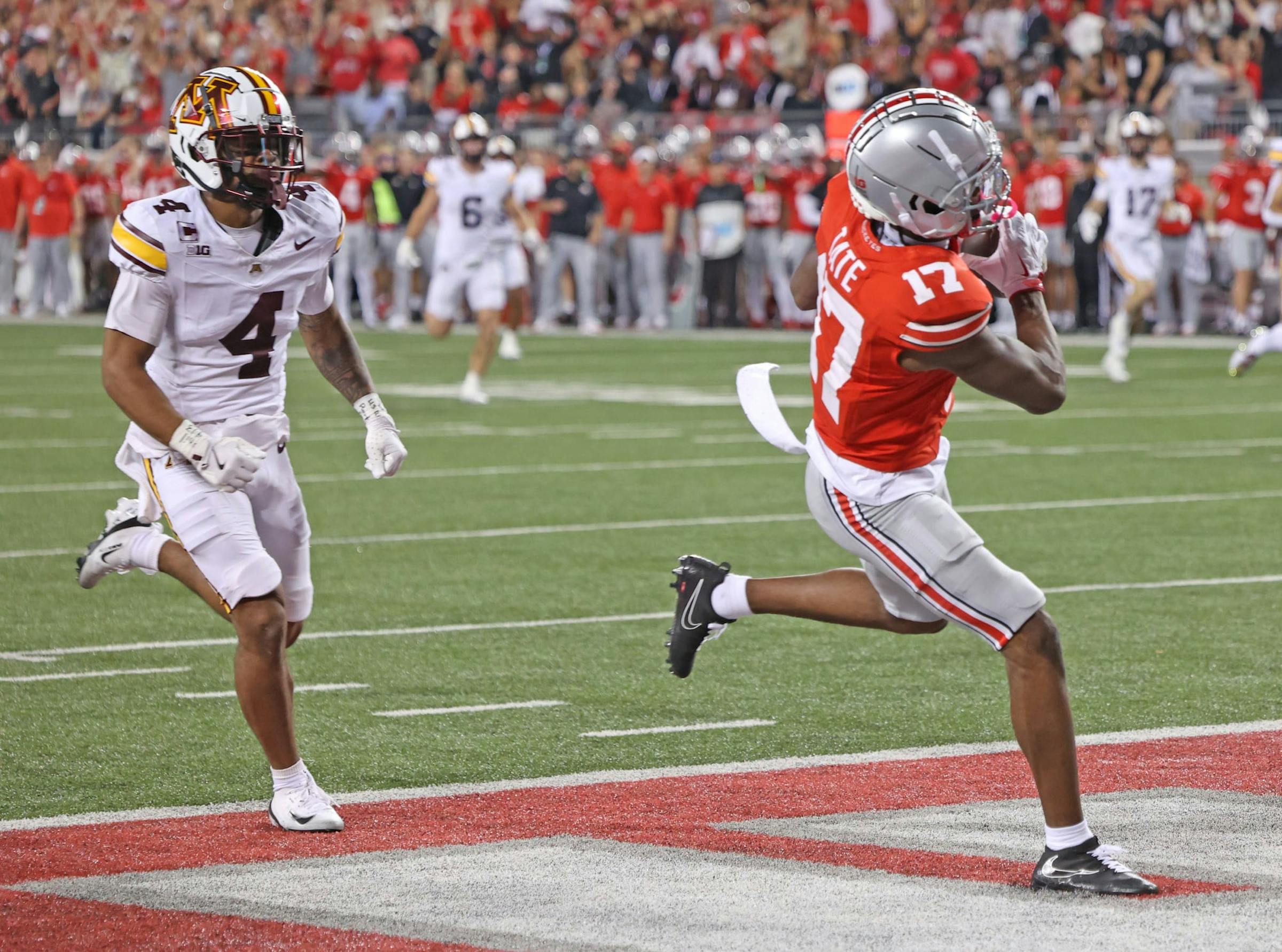 Gophers blown out by No. 1 Ohio State 42-3 Gophers blown out by No. 1 Ohio State 42-3